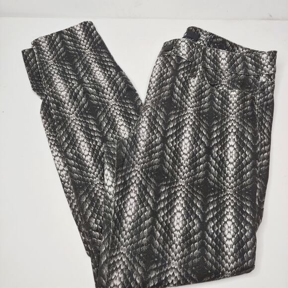 Joe's Jeans Snake Print Skinny Ankle Jeans, 28 - Picture 2 of 9